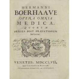 Hermanni Boerhaave.. Opera omnia medica quorum series post praefationem subjicitur - copertina