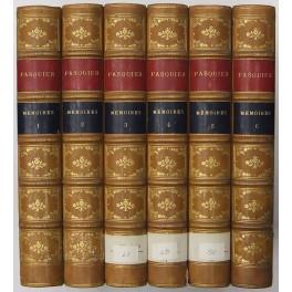 Histoire de mon temps. Memoires du Chancelier Pasquier. Publies par M. le Duc d'Audiffret Pasquier. Vol. I - Revolution - Consulat - Empire 1789-1811; Vol. II - Revolution - Consulat - Empire 1812-1814; Vol. III - Revoluzion - Consulat - Empire 1814- - copertina