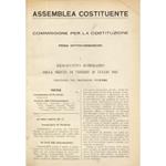 Assemblea Costituente. Commissione per la Costituzione. Prima sottocommissione. Resoconto sommario della seduta di venerd√¨ 26 luglio 1946 (fino al 19 Dicembre 1946). UNITO A: Commissione per la Costituzione. Terza sottocommissione. Resoconto sommari