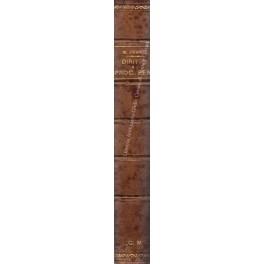 Lezioni di diritto e procedura penale. (Dottrine generali del diritto penale). Confronto per il I. libro del progetto di Codice penale e il codice penale vigente. Raccolte dagli studenti C. O. De Fabritus e Giuseppe Fossati. Anno accademico 1921-1922 - Enrico Ferri - copertina