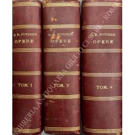 Opere di G. R. Pothier contenenti i trattati del diritto francese - copertina