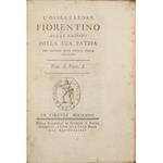 L' osservatore fiorentino sugli edifizi della sua patria per servire alla storia della medesima. Tom. I Part. I; Tom. I Part. II; Tom. II Part. I; Tom. II Part. II