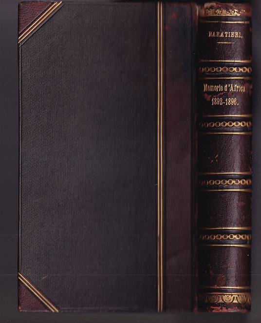 Memorie d'Africa (1892-1896) - Oreste Baratieri - copertina