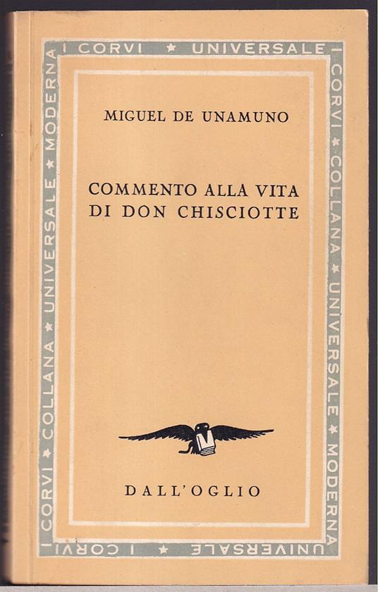Commento alla vita di Don Chisciotte - Miguel de Unamuno - copertina