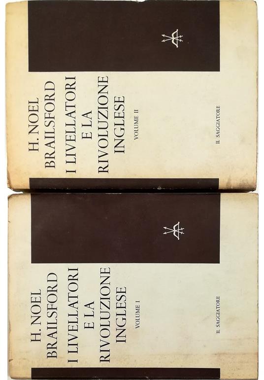 I Livellatori e la Rivoluzione inglese - completo in 2 voll - copertina