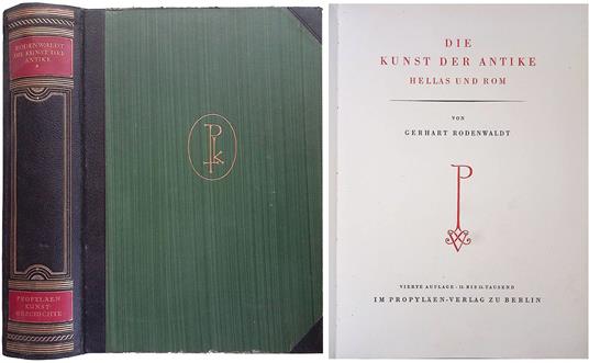 Die kunst der antike Hellas und rom - Gerhart Rodenwaldt - copertina