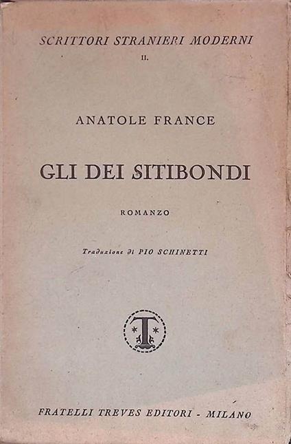 Gli dei sitibondi - Anatole France - copertina