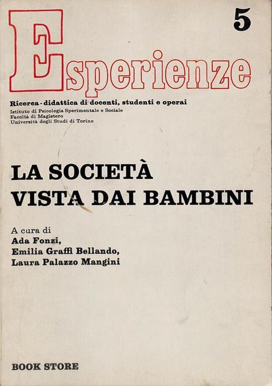 La società vista dai bambini - copertina
