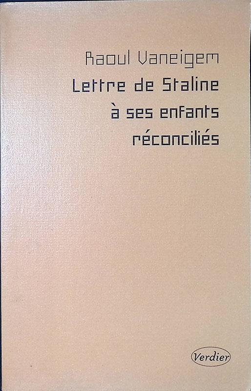 Lettre de Staline a ses enfants reconcilies