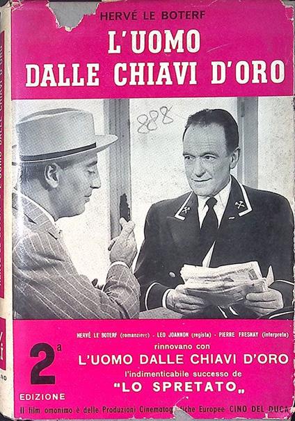 L' uomo dalle chiavi d'oro - Hervé Le Boterf - copertina