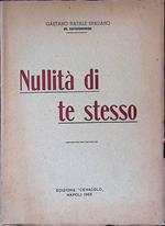 Nullità di te stesso