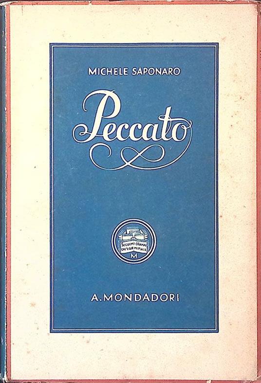 Peccato - Michele Saponaro - copertina