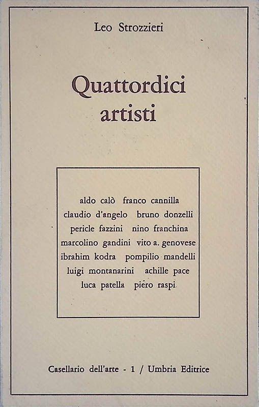 Quattordici artisti - Leo Strozzieri - copertina