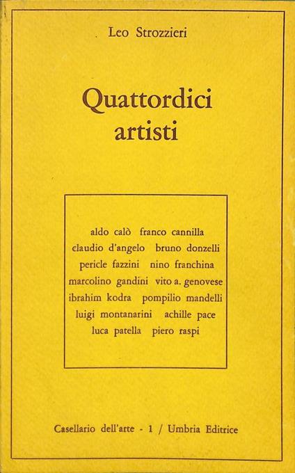 Quattordici artisti - Leo Strozzieri - copertina