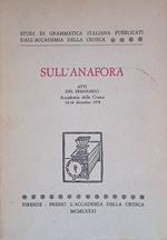 Sull'Anafora. Atti del seminario Accademia della Crusca 14-16 dicembre 1978