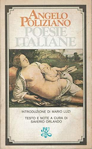 Poesie Italiane - Angelo Poliziano - copertina