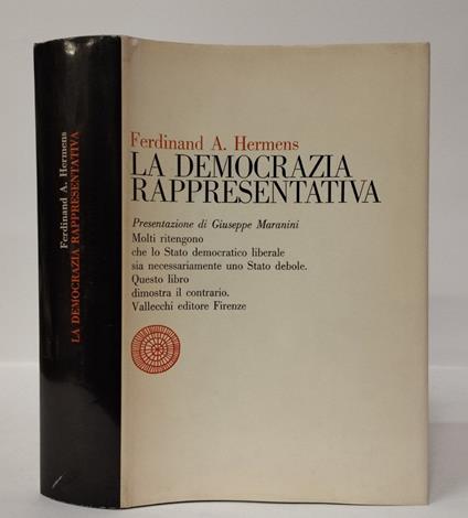 La democrazia rappresentativa - copertina