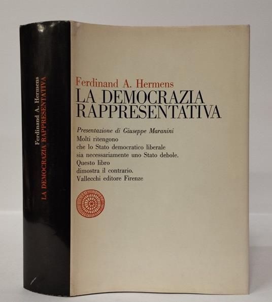 La democrazia rappresentativa - copertina