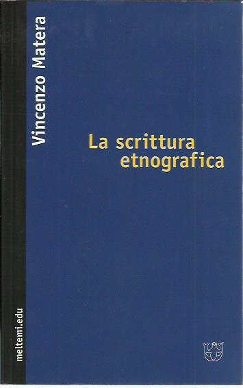La scrittura etnografica - Vincenzo Matera - copertina