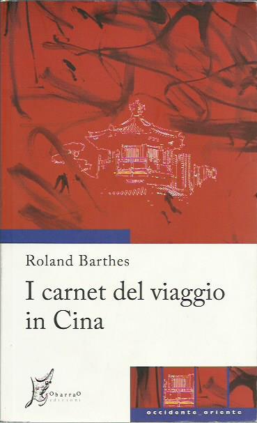 I carnet del viaggio in Cina - Roland Barthes - copertina