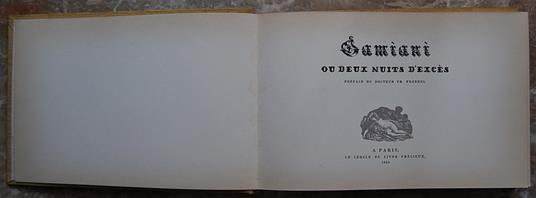 Gamiani. Ou Deux Nuits D'Exces - Alfred de Musset - copertina