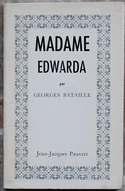 Madame Edwarda - Georges Bataille - copertina