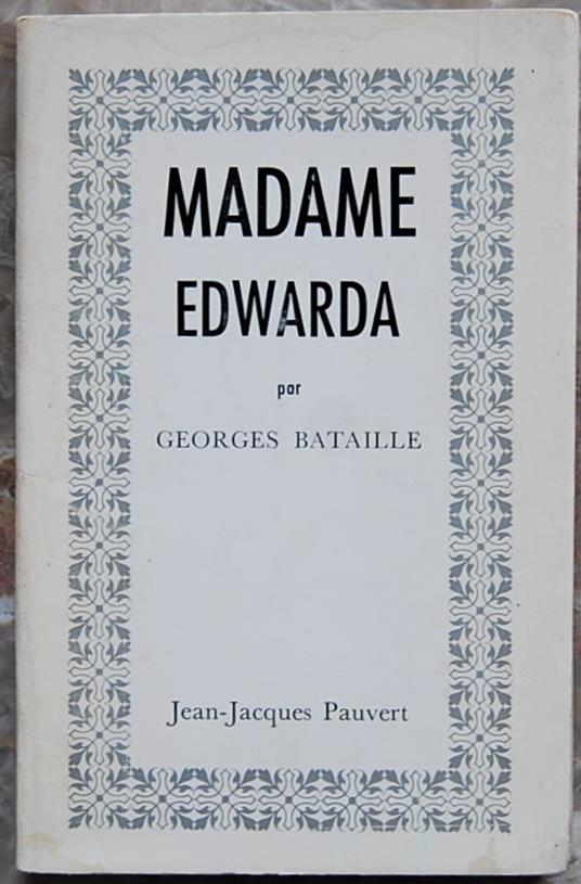 Madame Edwarda - Georges Bataille - copertina