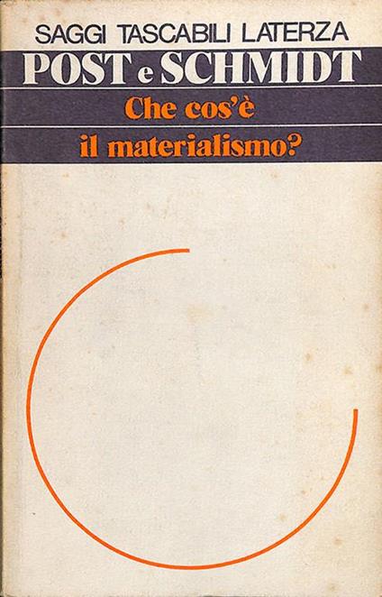 Che cos'è il materialismo? - Werner Post - copertina