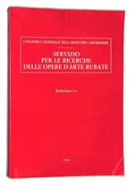 Servizio per le ricerche delle opere d'arte rubate. Bollettino n. 6