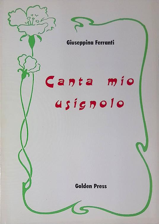 Canta mio usignolo - Giuseppe Ferranti - copertina