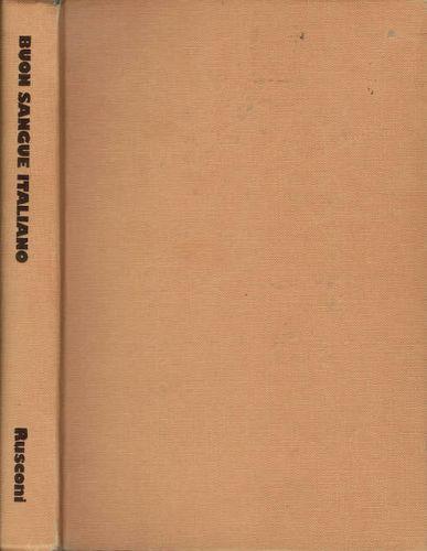 Buon sangue italiano Antologia di gialli italiani - copertina
