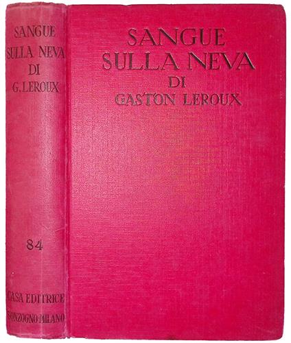 Sangue sulla Neva - Gaston Leroux - copertina