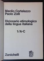 Dizionario etimologico della lingua italiana 1 A/C