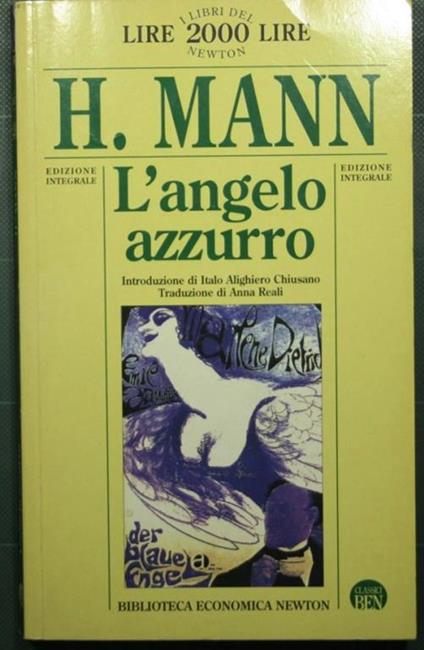 L' angelo azzurro - Heinrich Mann - copertina