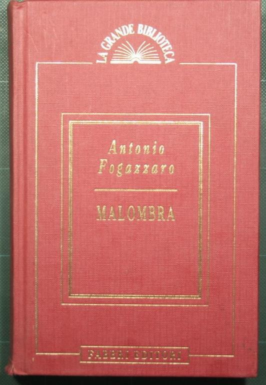 Malombra - Antonio Fogazzaro - copertina