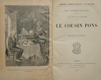 Le cousin Pons - Honoré de Balzac - copertina