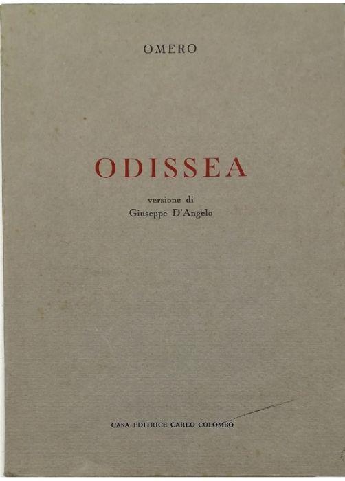 Odissea - Omero - copertina