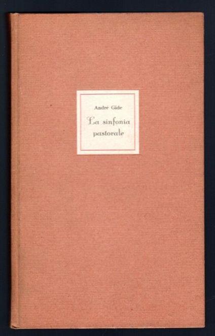 La sinfonia pastorale - André Gide - copertina