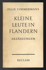 Kleine leute in flandern. Erzahlungen