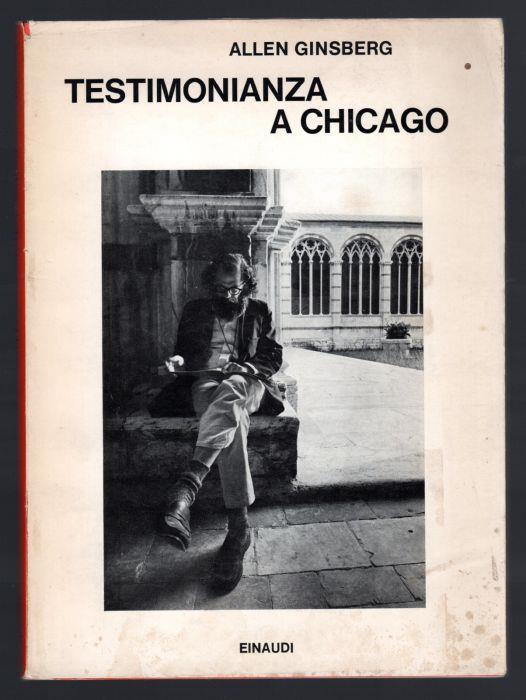 Testimonianza a Chicago - Allen Ginsberg - copertina