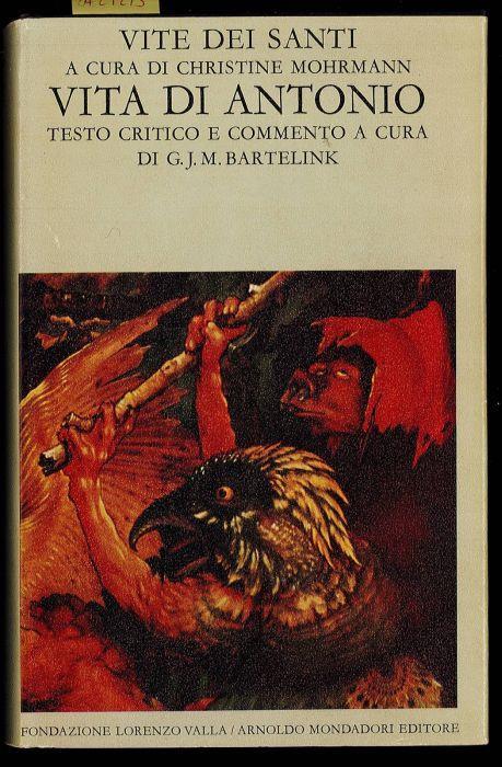 Vita di Antonio - Christine Mohrmann - copertina