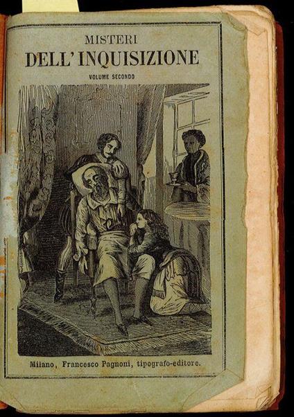 Misteri dell'inquisizione ed altre società segrete di Spagna - vol II - Edgar Quinet - copertina