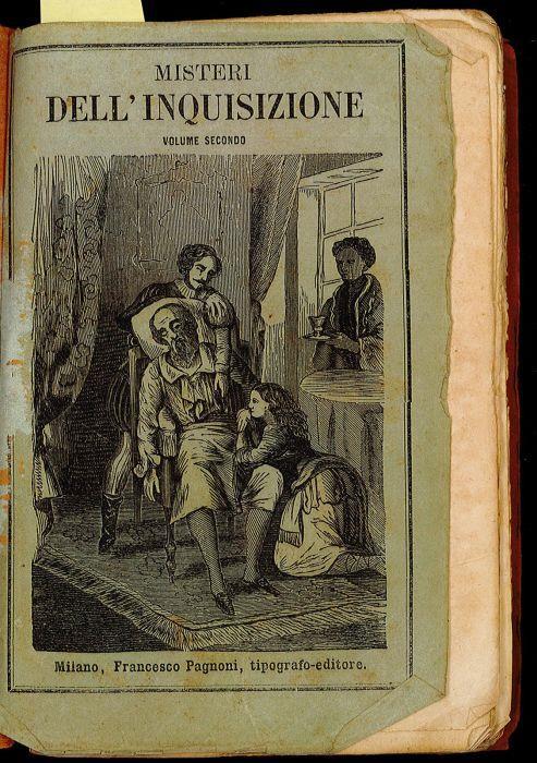 Misteri dell'inquisizione ed altre società segrete di Spagna - vol II - Edgar Quinet - copertina