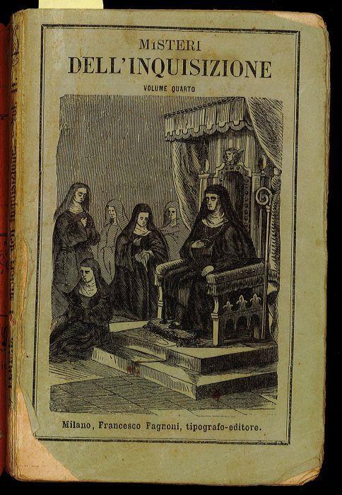 Misteri dell'inquisizione ed altre società segrete di Spagna - vol IV - Edgar Quinet - copertina