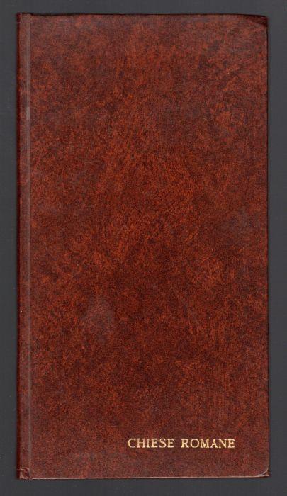 Chiese romane - Carlo Galassi Paluzzi - copertina