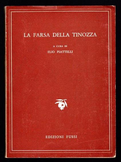 La farsa della tinozza - Elio Piattelli - copertina