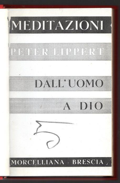 Dall'uomo a Dio - Peter Lippert - copertina