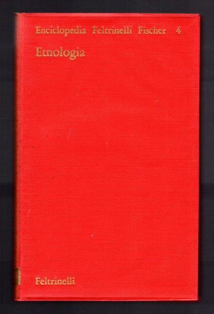 Etnologia - Herbert Tischner - copertina
