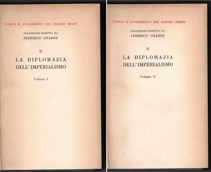 La diplomazia dell'Imperialismo (1890 - 1902) Voll. 2 - William L. Langer - copertina
