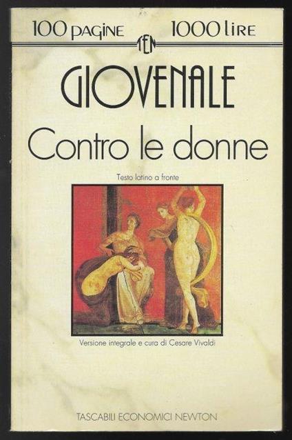 Contro le donne - D. Giunio Giovenale - copertina